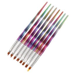 Colorful pen barrel nail flower pen