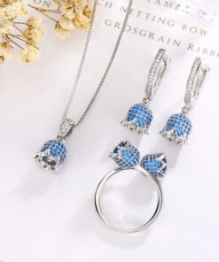Full Diamond Fashion All-match Jewelry Suit