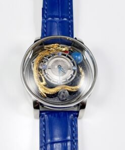 Quartz Sapphire Round Celestial Watch