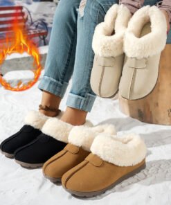 Women's Snow Boots Velvet Warm Cotton Shoes