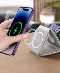 Three-in-one Folding Wireless Charger Home Desktop 15W Fast Charge