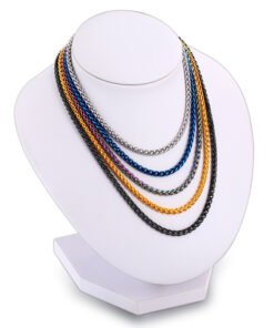 Men's And Women's Keel Flower Basket Stainless Steel Chain