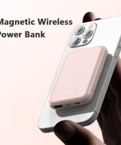 Mini Fast Charging Magnetic Wireless Power Bank 5000 MAh Portable