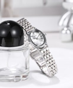 Oval Dial Female Casual Light Luxury Art