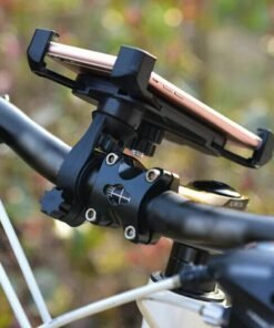 Handlebar Phone Holder 360 Rotation Adjustable Mobile Phone Holder Portable Car Bracket For Bike Electric Scooter Motorcycle