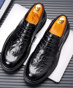 British Business Dress Leather Shoes Men